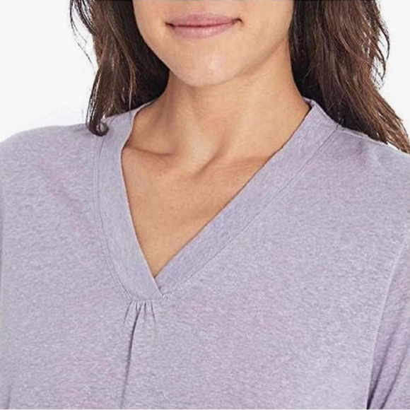 Orvis Ladies' Lilac Purple Linen Top Size Medium - Picture 2 of 11